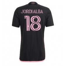 Inter Miami Jordi Alba #18 Bortatröja 2023-24 Korta ärmar